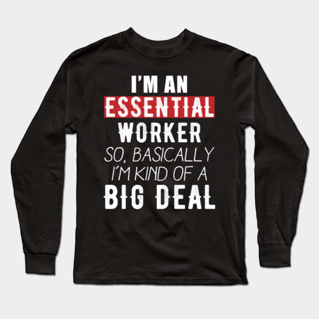essential worker t shirt design